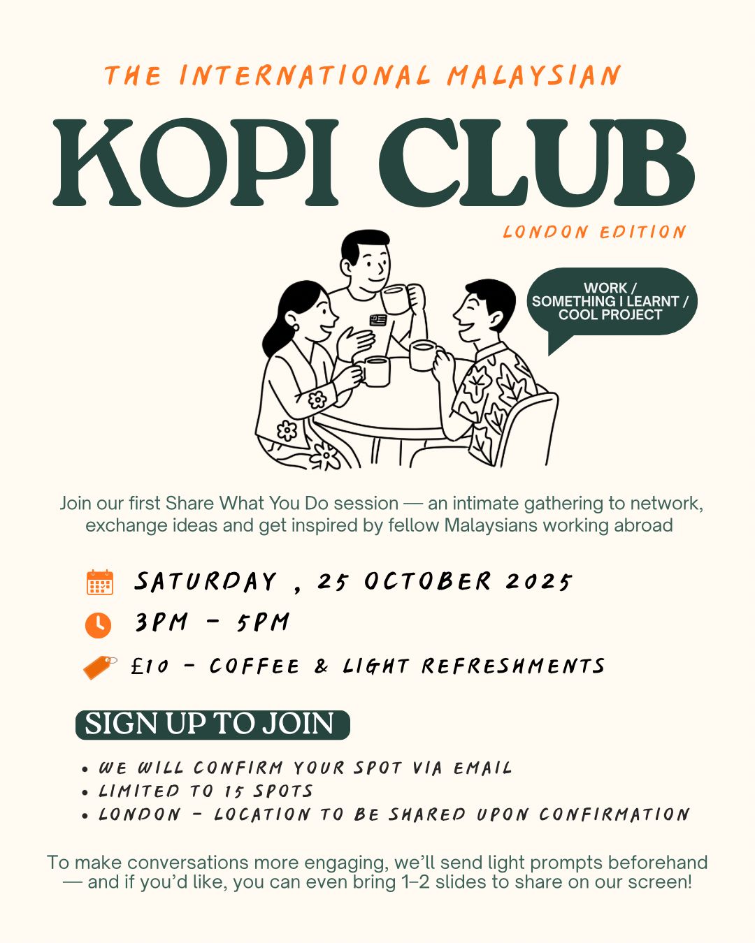 ☕ The International Malaysian: Kopi Club (London Edition)