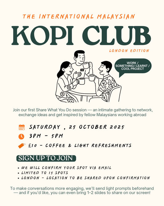 ☕ The International Malaysian: Kopi Club (London Edition)